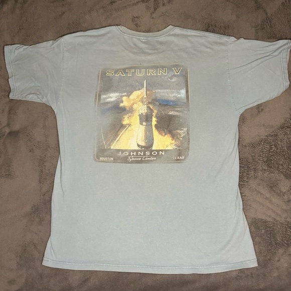Johnson Space Center Saturn V Rocket 40 Years Shirt - Picture 4 of 5